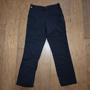 Carhartt Pants Mens 34x32 Navy Blue FR Flame Resistant Workwear Mechanic